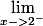 \lim_{x-> 2^-}